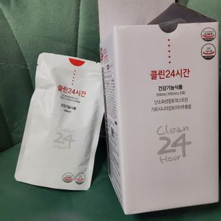 클린24시간 1BOX(5포) + 전용보틀(500ml) — 5점을 준 리뷰어가 2022년 8월 올린 사용 사진