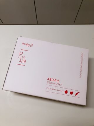 본리브 나 다운 시작 ABC주스 프리바이오틱스 — 5점을 준 리뷰어가 2021년 1월 올린 사용 사진