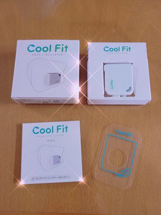 주식회사 휴레브 Cool Fit(마스크 공기 순환 장치) — 4점을 준 리뷰어가 2022년 11월 올린 사용 사진