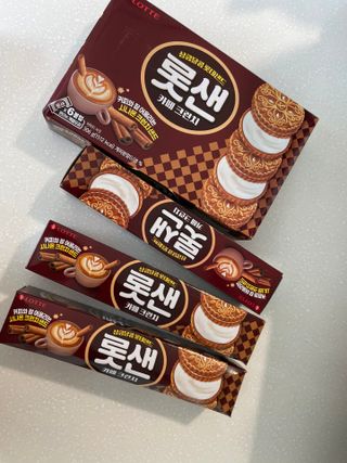 롯데제과 롯샌 카페크런치 — 5점을 준 리뷰어가 2021년 10월 올린 사용 사진