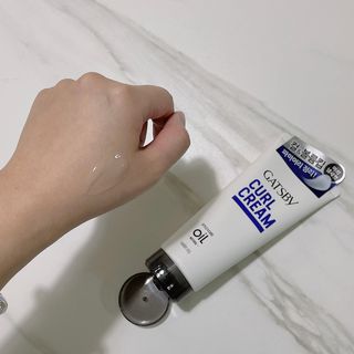 [갸스비] 곱슬 머리부터 파마까지 남자의 컬을 위한 갸스비 컬크림 — 5점을 준 리뷰어가 2021년 10월 올린 사용 사진