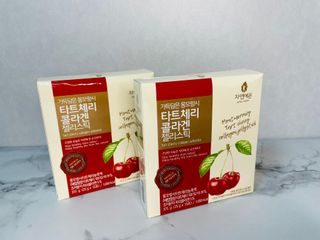 자연에온 가득담은 몽모랑시 타트체리 콜라겐 젤리스틱 — 5점을 준 리뷰어가 2020년 12월 올린 사용 사진