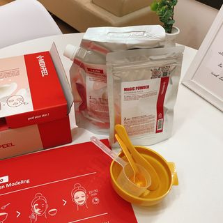 메디필 레드 락토 콜라겐 모델링 팩 — 4.5점을 준 리뷰어가 2021년 3월 올린 사용 사진