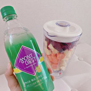 몽베스트 Montbest with Sparkling water Lemon OR Lime 20병(랜덤) — 5점을 준 리뷰어가 2021년 10월 올린 사용 사진