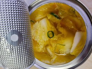 셰프애찬 단호박 백김치 1kg — 5점을 준 리뷰어가 2022년 10월 올린 사용 사진