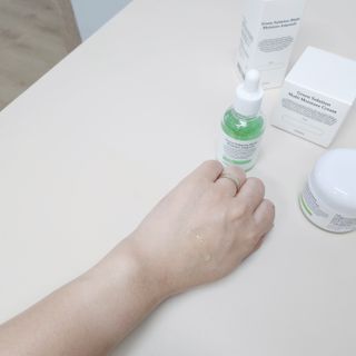 [녹산] 그린 솔루션 멀티 수분 앰플 + 그린 솔루션 멀티 수분크림 — 5점을 준 리뷰어가 2022년 11월 올린 사용 사진