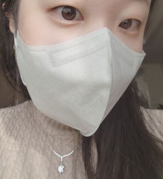 [케이퓨리] 케이퓨리 항균 구리마스크 15매 (대형/중형/키즈) — 5점을 준 리뷰어가 2023년 1월 올린 사용 사진