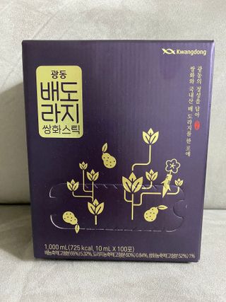 광동생활건강 나우 [광동] 배도라지 쌍화스틱 10mL x 100포 — 5점을 준 리뷰어가 2023년 2월 올린 사용 사진