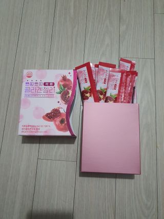 헬스업_쁘띠쁘띠석류콜라겐젤리_20g x 14포 — 5점을 준 리뷰어가 2021년 2월 올린 사용 사진