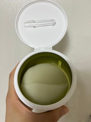 랑벨 랑바이오 블랙 시카 퀵 패드 100매 (3초 쿨링/3분 흡수, 블랙비 프로폴리스/시카 4종 함유, 대용량) — 5점을 준 리뷰어가 2022년 7월 올린 사용 사진