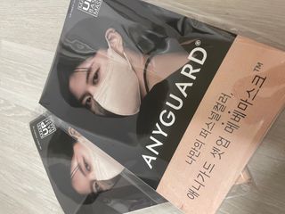 애니가드 셋업메베마스크 (대형 4컬러 + 중형 4컬러) — 5점을 준 리뷰어가 2022년 3월 올린 사용 사진