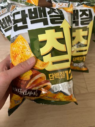맛있게 채우는 단백질 12g, 닥터유 단백질칩 — 4.5점을 준 리뷰어가 2023년 12월 올린 사용 사진
