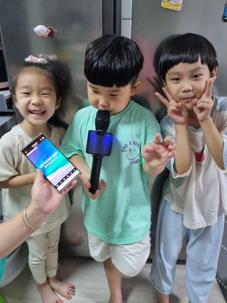매직씽 노래방 어플리케이션 6개월 이용권 — 4점을 준 리뷰어가 2021년 9월 올린 사용 사진