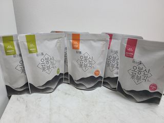 오봉산꽃부각 [만나식품] 오봉산 꽃부각 3가지 맛(오리지널, 새우맛, 매운고추맛) — 5점을 준 리뷰어가 2022년 12월 올린 사용 사진