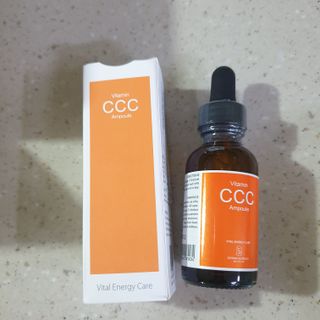 더마 사이언스 비타민 CCC 앰플 기미 브라이트닝 세럼 30ml — 5점을 준 리뷰어가 2021년 8월 올린 사용 사진