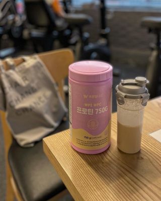[푸름웰니스] 프로틴 다이어트 단백질 쉐이크 (750g) — 4.5점을 준 리뷰어가 2022년 4월 올린 사용 사진