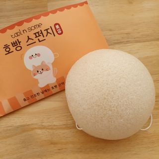 툴앤썸 로즈골드 에디션 치크or쉐딩 브러시+밀키 내추럴 스펀지+호빵 곤약 스펀지 — 5점을 준 리뷰어가 2021년 2월 올린 사용 사진