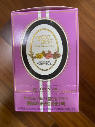 몽베스트 위드더 블랜딩 하우스 콤부차 _ 버라이어티팩 — 5점을 준 리뷰어가 2023년 4월 올린 사용 사진