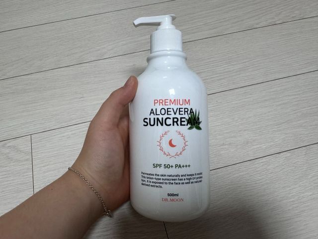 [닥터문] 프리미엄 알로에베라 선크림 500ml 리뷰 사진