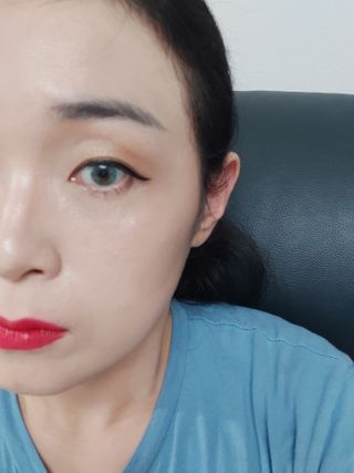 렌시스 LENSSIS [ 렌시스 ] 영롱한 색감의 혼혈렌즈 ＃루나시리즈 1개월용 ｜ 3컬러 중 택1 ｜ — 4.5점을 준 리뷰어가 2021년 6월 올린 사용 사진