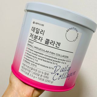 서울약사신협_데일리저분자콜라겐_2.5g x 100포 — 5점을 준 리뷰어가 2021년 5월 올린 사용 사진