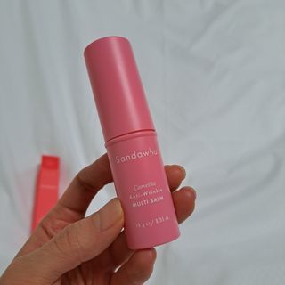 스킨큐어 산다화 카멜리아 안티 링클 멀티밤 — 5점을 준 리뷰어가 2023년 2월 올린 사용 사진