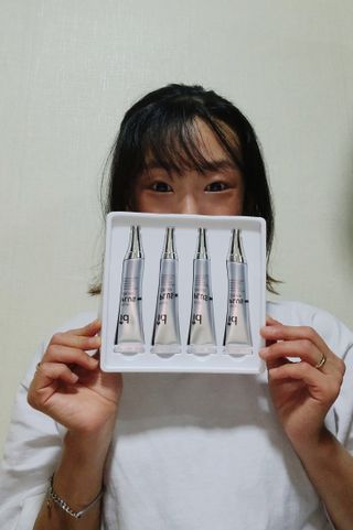 아이디플라코스메틱 아이디 브이로직 플러스 크림 15ml X 4EA — 5점을 준 리뷰어가 2022년 5월 올린 사용 사진