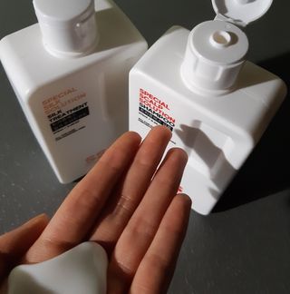 트리플에스 탈모 샴푸 275ml + 실크 트리트먼트 275ml — 5점을 준 리뷰어가 2021년 2월 올린 사용 사진