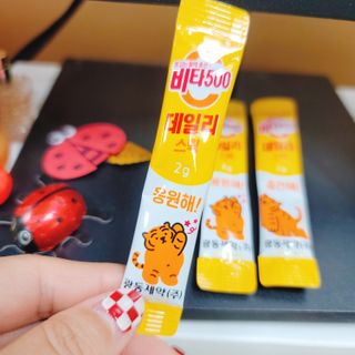 광동생활건강 [광동] 비타 500 데일리 스틱 VB, VC를 함유한 멀티비타민 30포+30포 — 5점을 준 리뷰어가 2022년 7월 올린 사용 사진