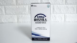 자연에온 아르긴포스 L-아르기닌 5555mg 스틱 15개입 1박스 — 4.5점을 준 리뷰어가 2022년 2월 올린 사용 사진