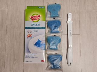 [3M] 스카치브라이트 크린스틱 향기톡톡 변기청소 핸들1 + 리필 16개 (라벤더/레몬 중 택1) — 5점을 준 리뷰어가 2024년 7월 올린 사용 사진