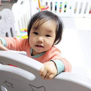 유비맘 캔디팡팡 내의/내복 상하 세트 — 5점을 준 리뷰어가 2021년 3월 올린 사용 사진