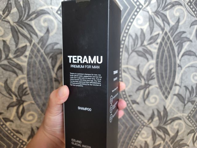 테라무 프리미엄 포 맨 탈모증상완화 쿨 샴푸 500ml 리뷰 사진