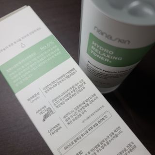 나나스킨 하이드로릴렉싱토너 — 5점을 준 리뷰어가 2021년 4월 올린 사용 사진