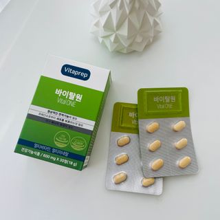 뉴트리션팩토리 비타프렙 바이탈원 종합비타민 멀티비타민 600mg — 4점을 준 리뷰어가 2021년 7월 올린 사용 사진