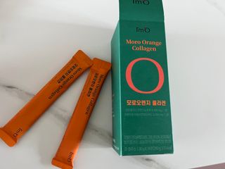 아임오 모로오렌지 콜라겐 1box (14포) — 5점을 준 리뷰어가 2023년 3월 올린 사용 사진