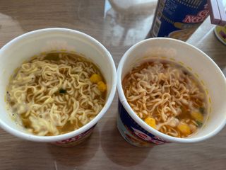 NISSIN 닛신 컵누들  4종 - 씨푸드오리지날, 씨푸드 스파이시, 씨푸드 커리, 씨푸드 XO소스 — 5점을 준 리뷰어가 2023년 1월 올린 사용 사진