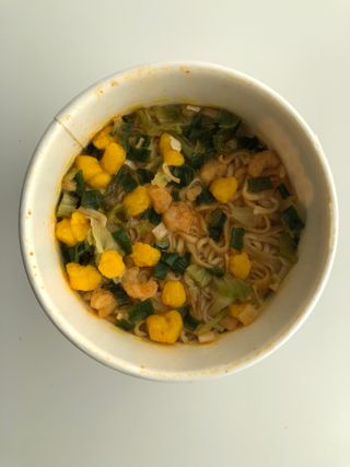 NISSIN 닛신 컵누들  4종 - 씨푸드오리지날, 씨푸드 스파이시, 씨푸드 커리, 씨푸드 XO소스 — 5점을 준 리뷰어가 2021년 12월 올린 사용 사진