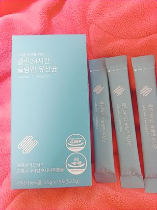 클린24시간 슬림앤유산균 1박스 (3.5g X 15포) — 5점을 준 리뷰어가 2022년 11월 올린 사용 사진