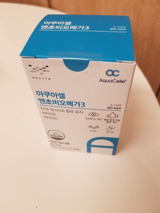 메디포스트 모비타 아쿠아셀 엔초비오메가3 60캡슐 — 5점을 준 리뷰어가 2023년 1월 올린 사용 사진