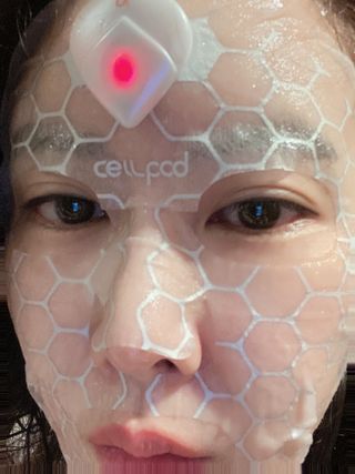 cellpod 셀팟 미세전류 마스크팩 프로그램 MC±WELL 5회분 — 5점을 준 리뷰어가 2022년 3월 올린 사용 사진