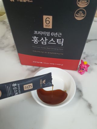[푸름웰니스] 프리미엄 6년근 홍삼스틱 3mg x 100포 — 5점을 준 리뷰어가 2022년 3월 올린 사용 사진