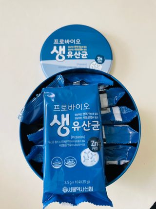 서울약사신협_프로바이오생유산균_2.5G x 100포 — 5점을 준 리뷰어가 2021년 1월 올린 사용 사진