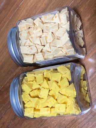 페페로니 진짜 프리바이오틱스 치즈+치즈고구마 180g+180g — 5점을 준 리뷰어가 2021년 7월 올린 사용 사진