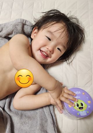 소이베베X신비아파트 세라마이드 울트라 아토 고보습 크림 — 5점을 준 리뷰어가 2023년 3월 올린 사용 사진