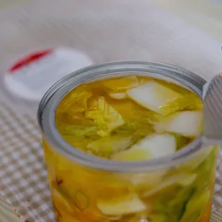 셰프애찬 단호박 백김치 1kg — 5점을 준 리뷰어가 2022년 10월 올린 사용 사진