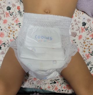 쿠잉 에어드라이  풀커버 팬티기저귀 (L/XL/XXL/XXXL) 1팩 — 5점을 준 리뷰어가 2023년 2월 올린 사용 사진