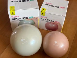 트라택 쿠셔닝 웨이트볼 0.5kg + 1kg SET — 5점을 준 리뷰어가 2022년 5월 올린 사용 사진