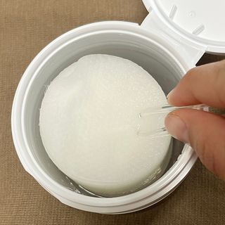 산다화 비타민씨 화이트닝 토너 패드 — 5점을 준 리뷰어가 2023년 5월 올린 사용 사진