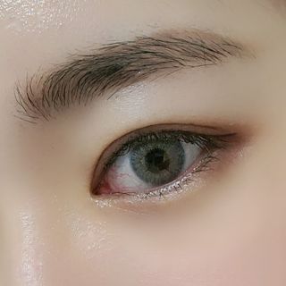 렌시스 LENSSIS [ 렌시스 ] 발색 짱짱 , 유니크한 색감 ＃코지시리즈  1개월용 ｜ 2컬러 중 택1 ｜ — 4.5점을 준 리뷰어가 2021년 7월 올린 사용 사진